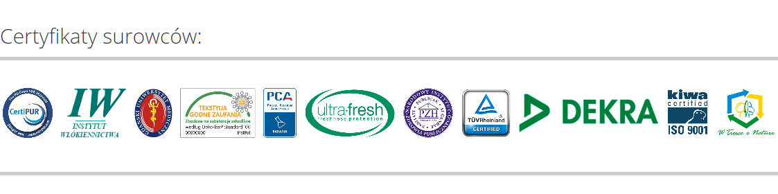 Materac pocket 9 stref 140x200 CANADA Medium - 20 cm